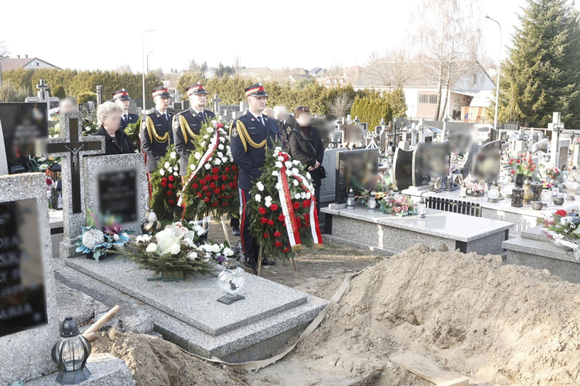 Pogrzeb fotoreportera Adama Chełstowskiego