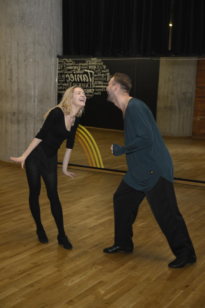 Kulesza uczy Gałązkę tańczyć