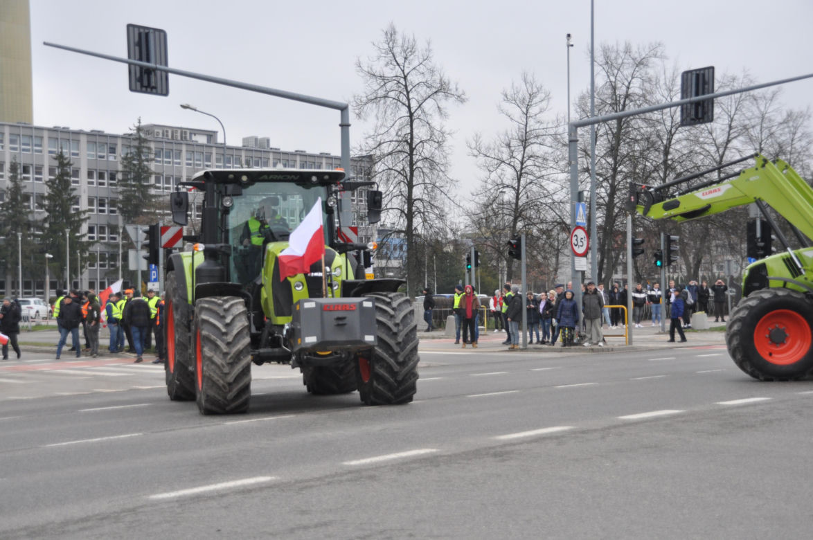 Strajk rolników w Kielcach. 14 marca 2024