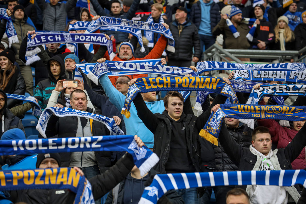 Tak bawili się kibice na meczu Lech Poznań - Pogoń Szczecin