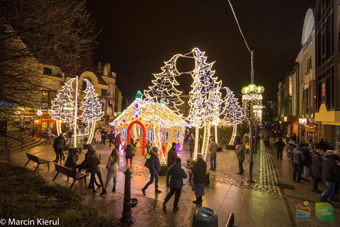 Świąteczne iluminacje w Olsztynie. Zobacz zdjęcia z poprzednich lat