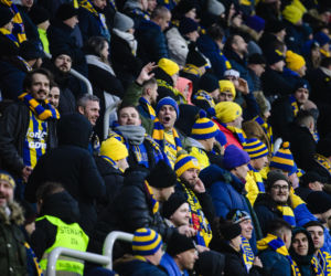 Arka Gdynia - Raków Częstochowa, zdjęcia kibiców i piłkarzy z meczu 17. kolejki PKO BP Ekstraklasy