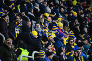 Arka Gdynia - Raków Częstochowa, zdjęcia kibiców i piłkarzy z meczu 17. kolejki PKO BP Ekstraklasy