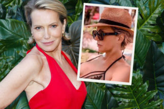 Paulina Smaszcz w kusym, prześwitującym bikini na leżaku. Pod zdjęciem grzmotnęła: kłamstwo ma krótkie nogi 
