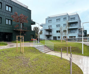 Budynki TBS w Katowicach przy Kosmicznej z 2026. Projekt: Kinga Bączyk i Magdalena Orzeł-Rurańska, pracownia K3Xmore