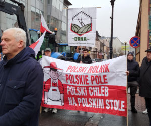 Rolnicy z regionu Siedleckiego protestowali w Siedlcach