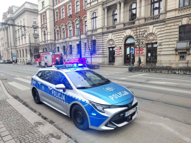Podejrzany ładunek w budynku Małopolskiego Urzędu Wojewódzkiego w Krakowie