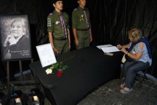 Warszawiacy oddali hołd Wandzie Traczyk-Stawskiej