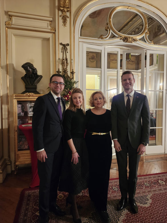 Przyjęcie gwiazdkowe w Konsulacie Generalnym RP w Nowym Jorku 2025