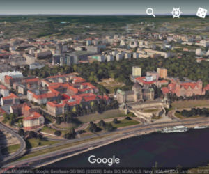 Trójwymiarowy Szczecin w Google Earth