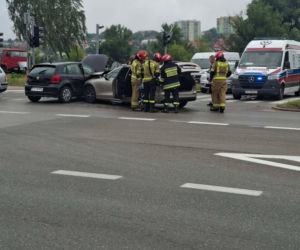Wypadek na skrzyżowaniu w Starachowicach