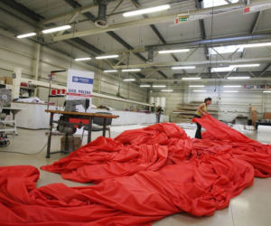 Flaga sektorówka na mecz Polska Czechy