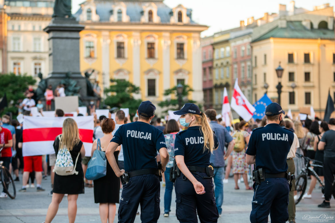 Kraków solidarny z Białorusią