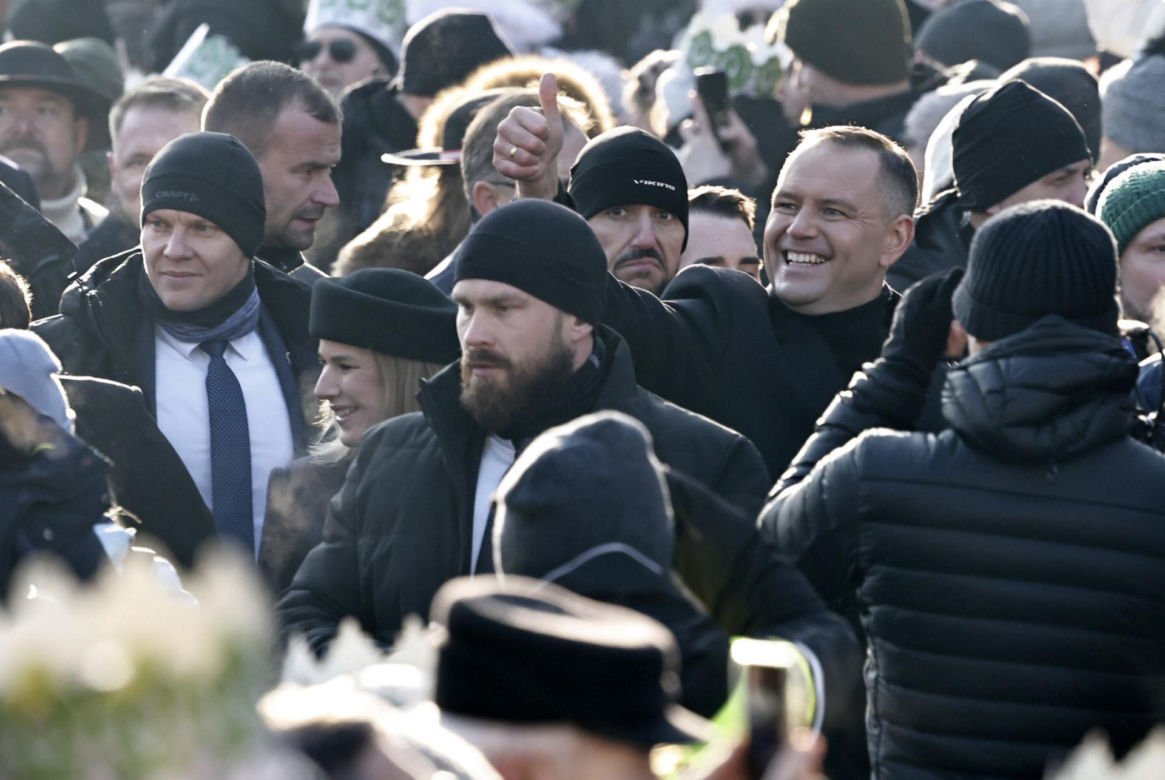 Karol i Marta Nawroccy na Orszaku Trzech Króli