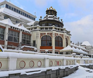 Zima 2021 w Sopocie. Kurort pod grubą warstwą śniegu 11.02.2021 r.