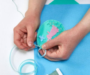 Filcowa zawieszka – instrukcja  krok po kroku 