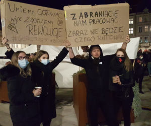 Protest branży gastronomicznej w Bydgoszczy