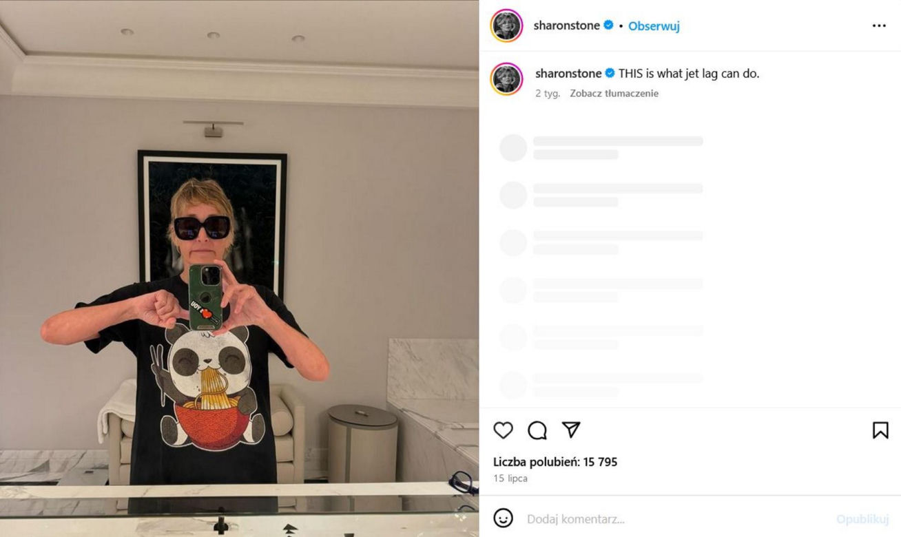 Sharon Stone z podbitym okiem! Tajemnicze zdjęcie wielkiej gwiazdy