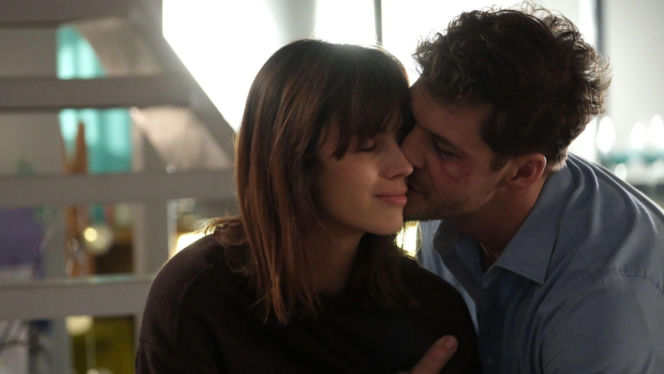 M jak miłość odc. 1924. Kama (Michalina Sosna), Marcin (Mikołaj Roznerski)