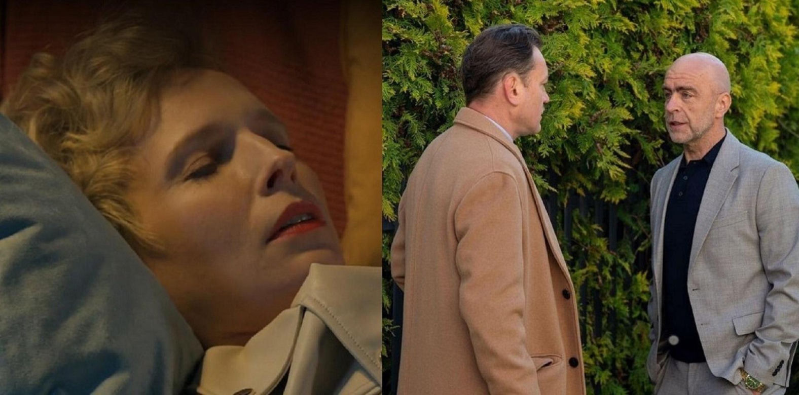 Barwy szczęścia, odcinek 3262. Sonia (Weronika Nockowska), Stefaniak (Paweł Ławrynowicz), Bazylow (Andrzej Szeremeta)