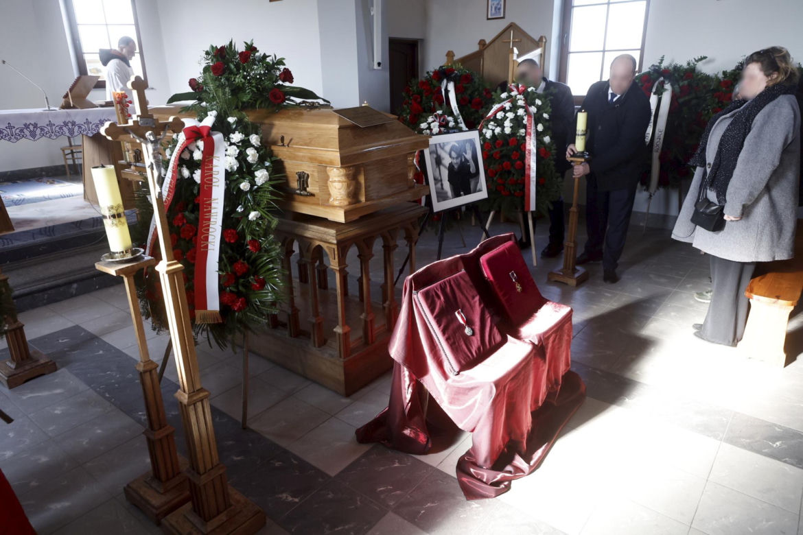Pogrzeb fotoreportera Adama Chełstowskiego