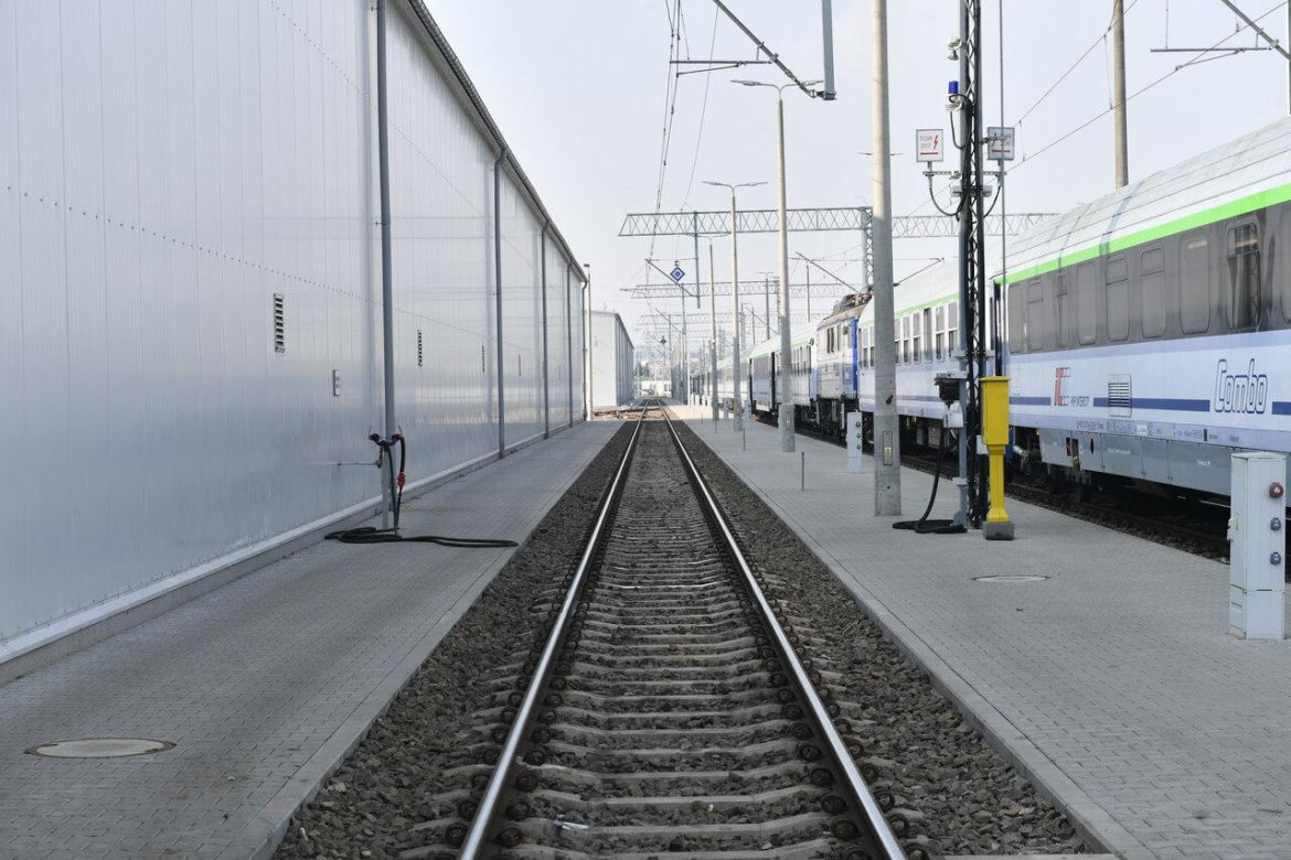 Zmodernizowana bocznica kolejowa PKP Intercity Szczecin Zaleskie Łęgi