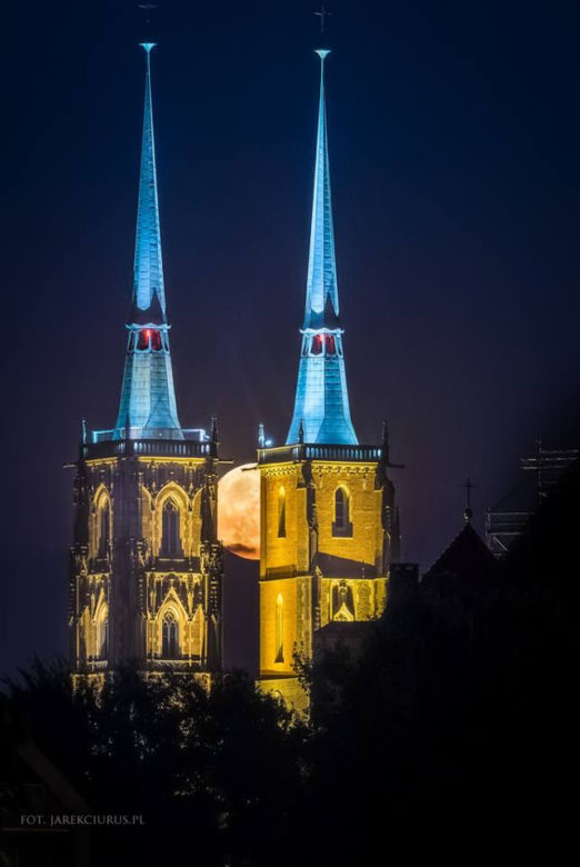 Wrocław po zmierzchu