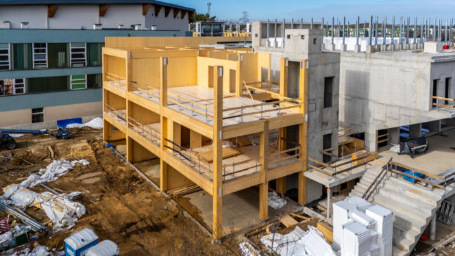 Budowa Kulturoteki w Wesołej w Warszawie