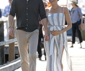 Meghan Markle pokazała ciążowy brzuszek