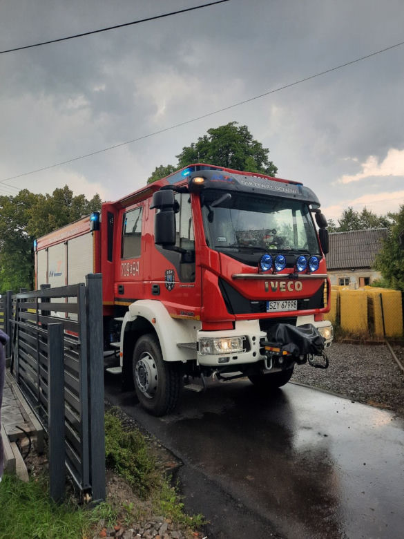 Gwałtowna burza w Żywcu