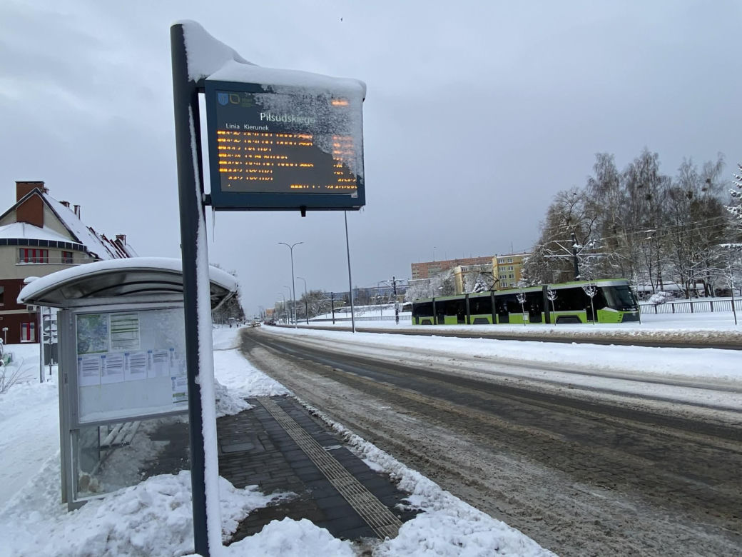 Zima w Olsztynie - 31 grudnia 2025