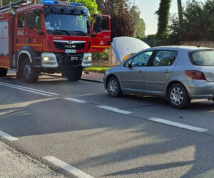 Wypadek w Warszówku