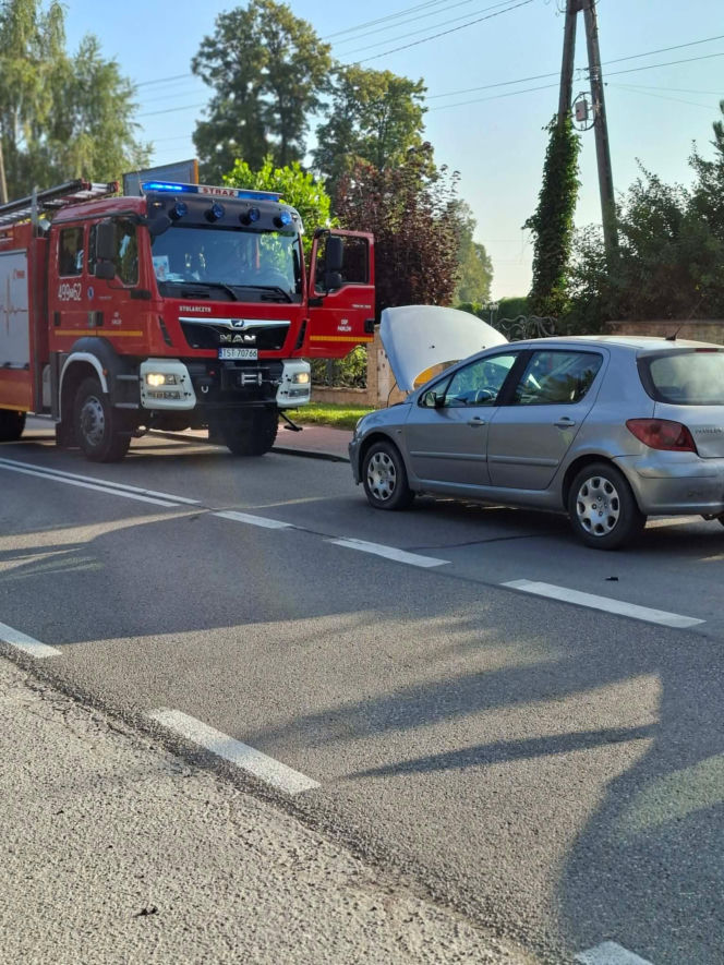 Wypadek w Warszówku