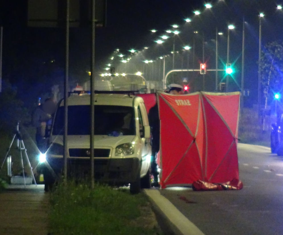 Dramatyczny wypadek na Wisłostradzie. Nie żyje pieszy