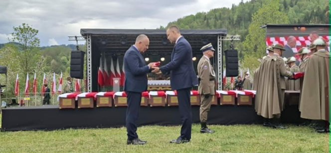 Pogrzeb żołnierzy NSZ