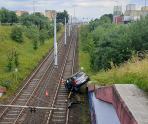 Groźny wypadek na Chełmie w Gdańsku