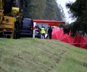 DK 65, Tatarowce. Czołowe zderzenie osobówki i tira. 30-latek i troje dzieci nie żyją