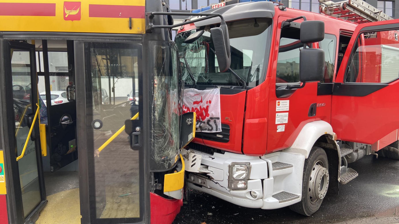 Groźny wypadek na Przybyszewskiego w Łodzi