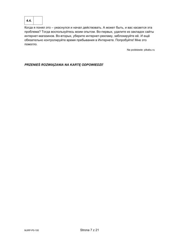 Matura 2025: rosyjski 7.05.2025. Arkusze CKE i odpowiedzi. Poziom podstawowy [Formuła 2023]	