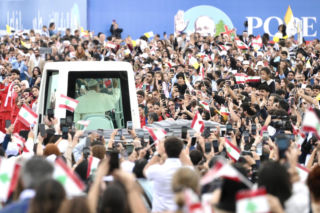 Leon XIV modlił się w miejscu wybuchu w porcie w Bejrucie z 2020 roku