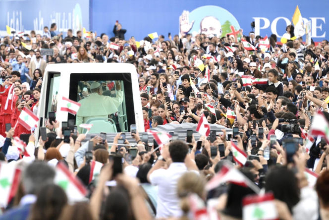 Leon XIV modlił się w miejscu wybuchu w porcie w Bejrucie z 2020 roku