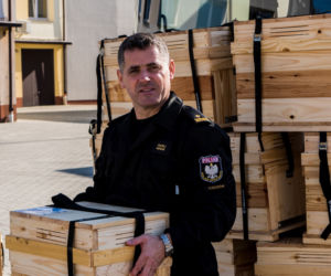 Akcja Tak dla pszczół podkarpackich strażaków i Banku Pszczelego