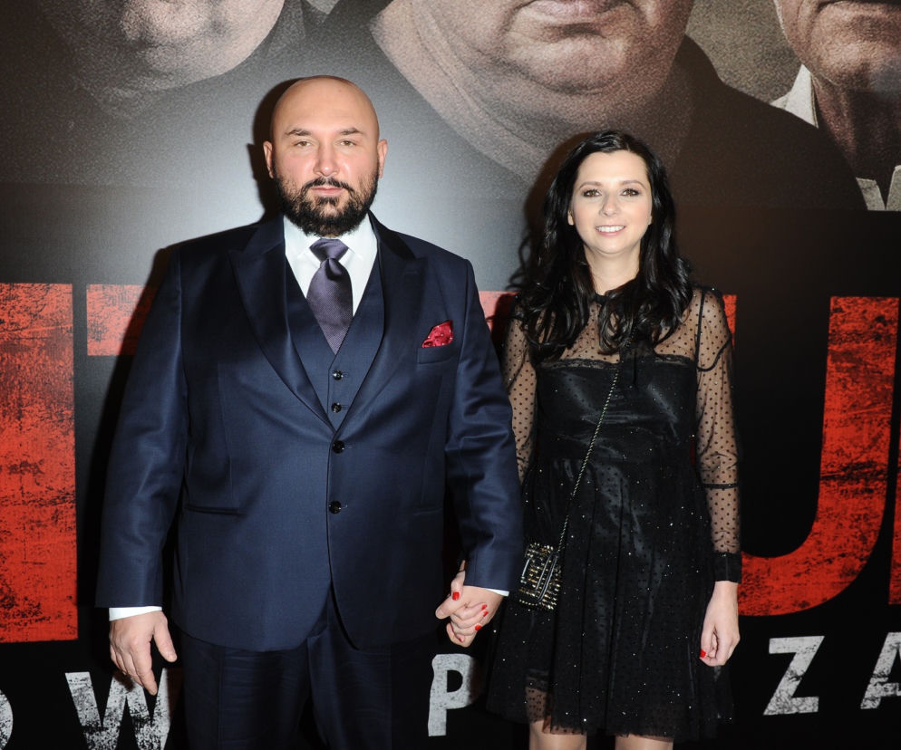Patryk Vega na premierze filmu Pitbull