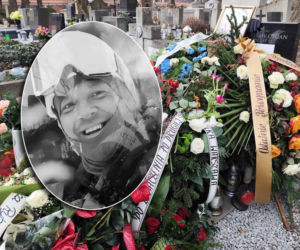 Ali Olszański był legendą. Na jego grobie położono nietypową ozdobę