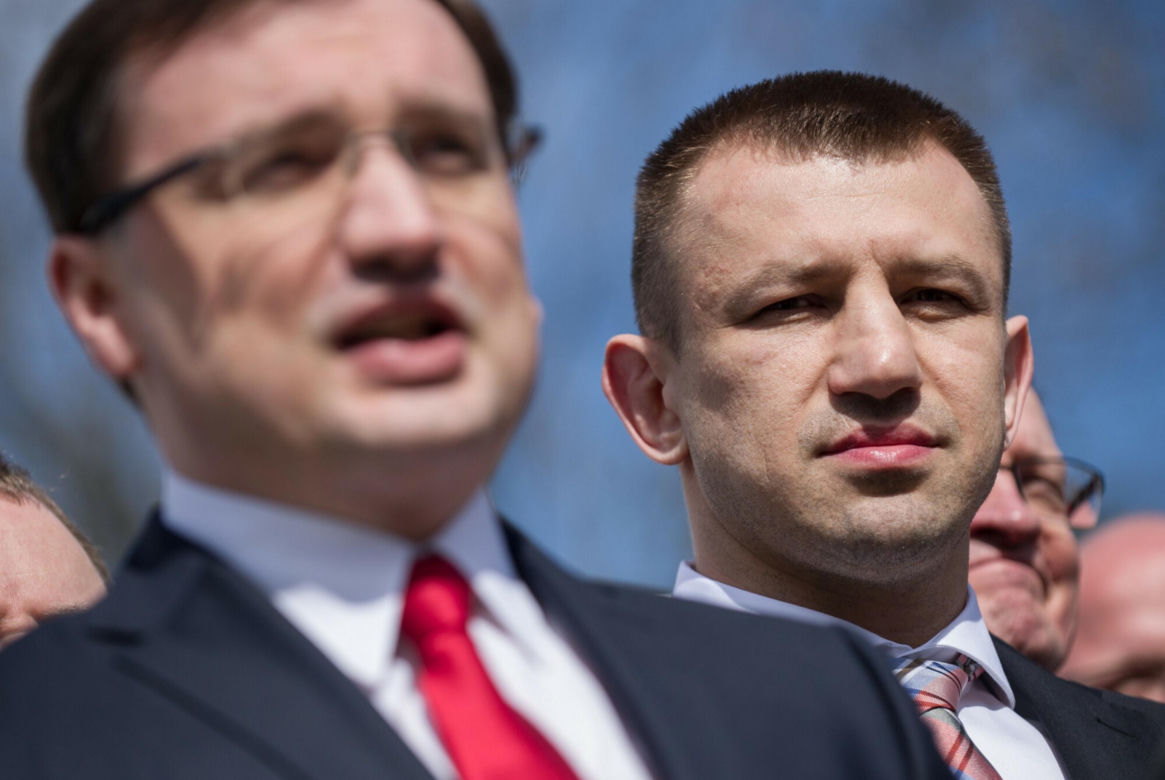 Zbigniew Ziobro i Tomasz Adamek