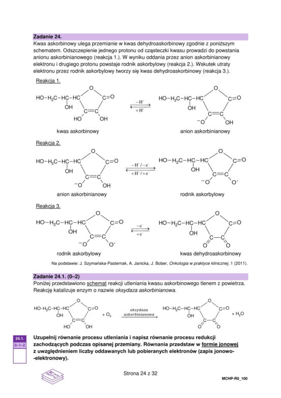 Matura próbna z chemii rozszerzona 2026. ARKUSZE CKE [15.01.2026]