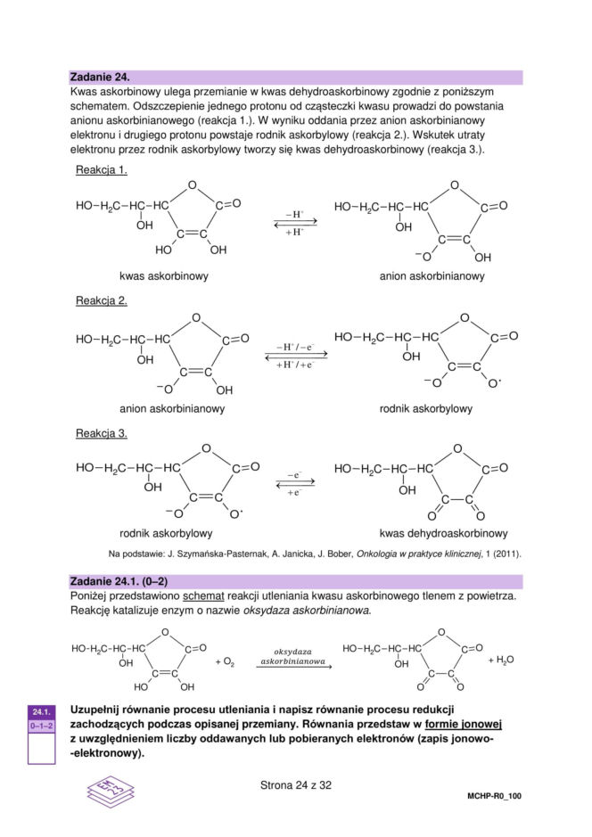 Matura próbna z chemii rozszerzona 2026. ARKUSZE CKE [15.01.2026]