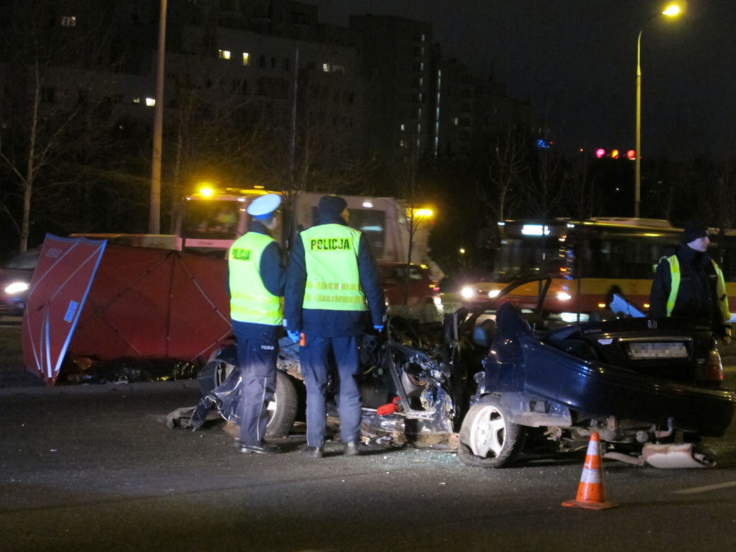 Śmiertelny wypadek w Dolinie Służewieckiej