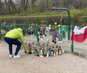 Śmierć Jacka Magiery. Znicze pod parkiem Grabiszyńskim