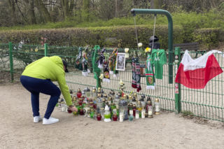 Śmierć Jacka Magiery. Znicze pod parkiem Grabiszyńskim